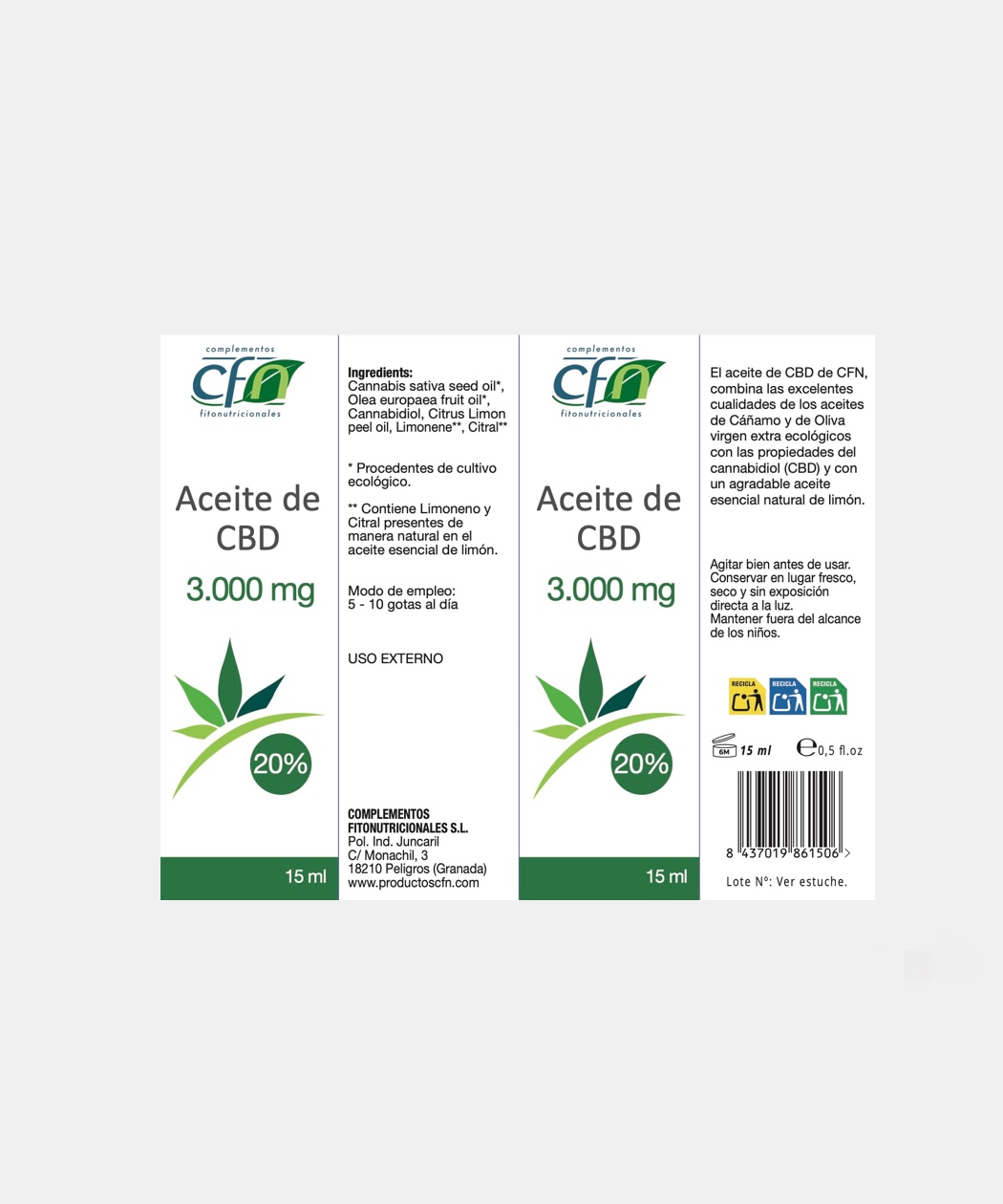 Aceite de CBD 20% - Imagen 2