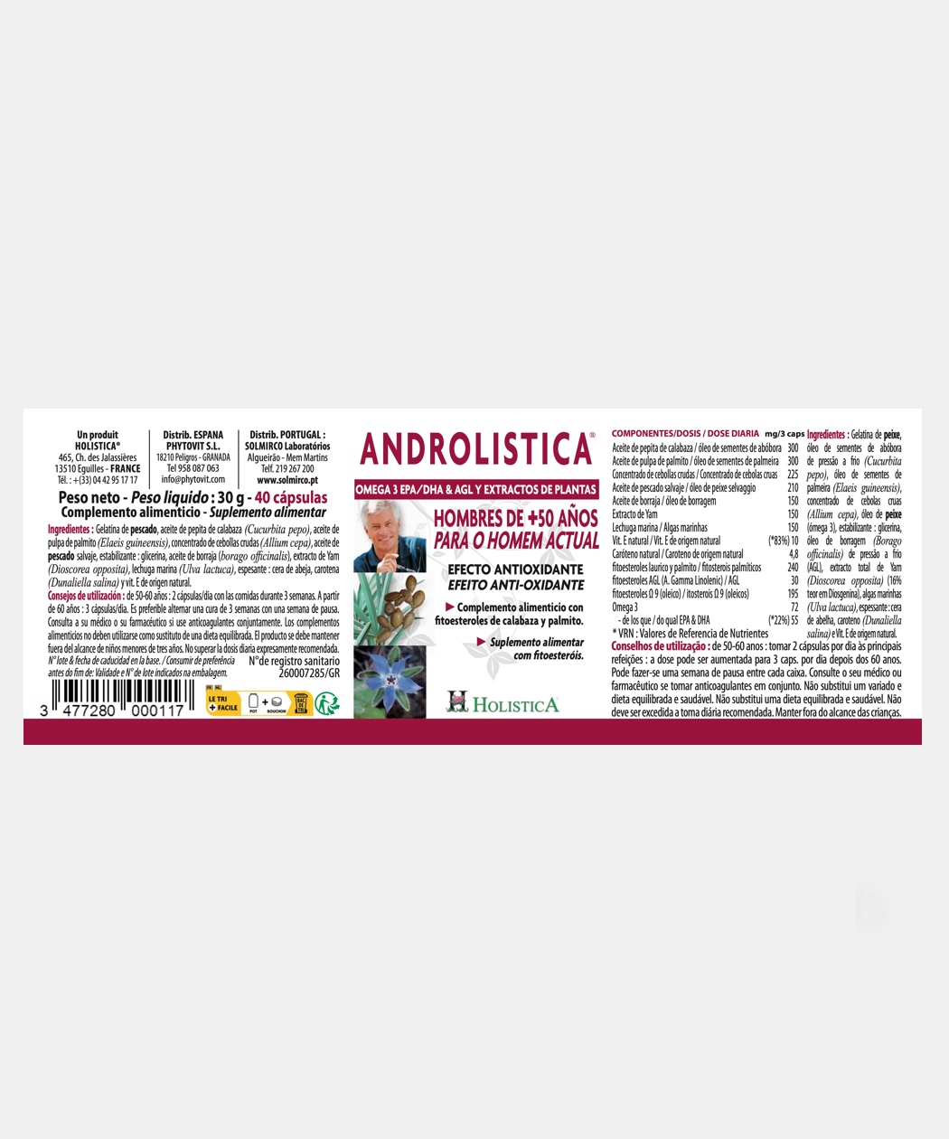 Androlistica® 40 cápsulas - Imagen 2