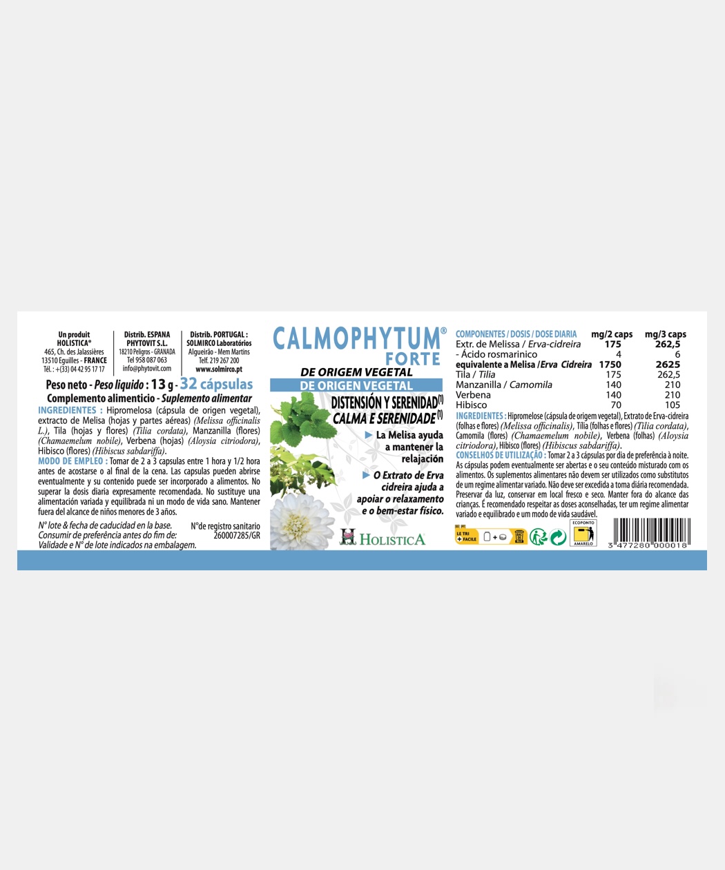 Calmophytum® Forte - 32 cápsulas - Imagen 2