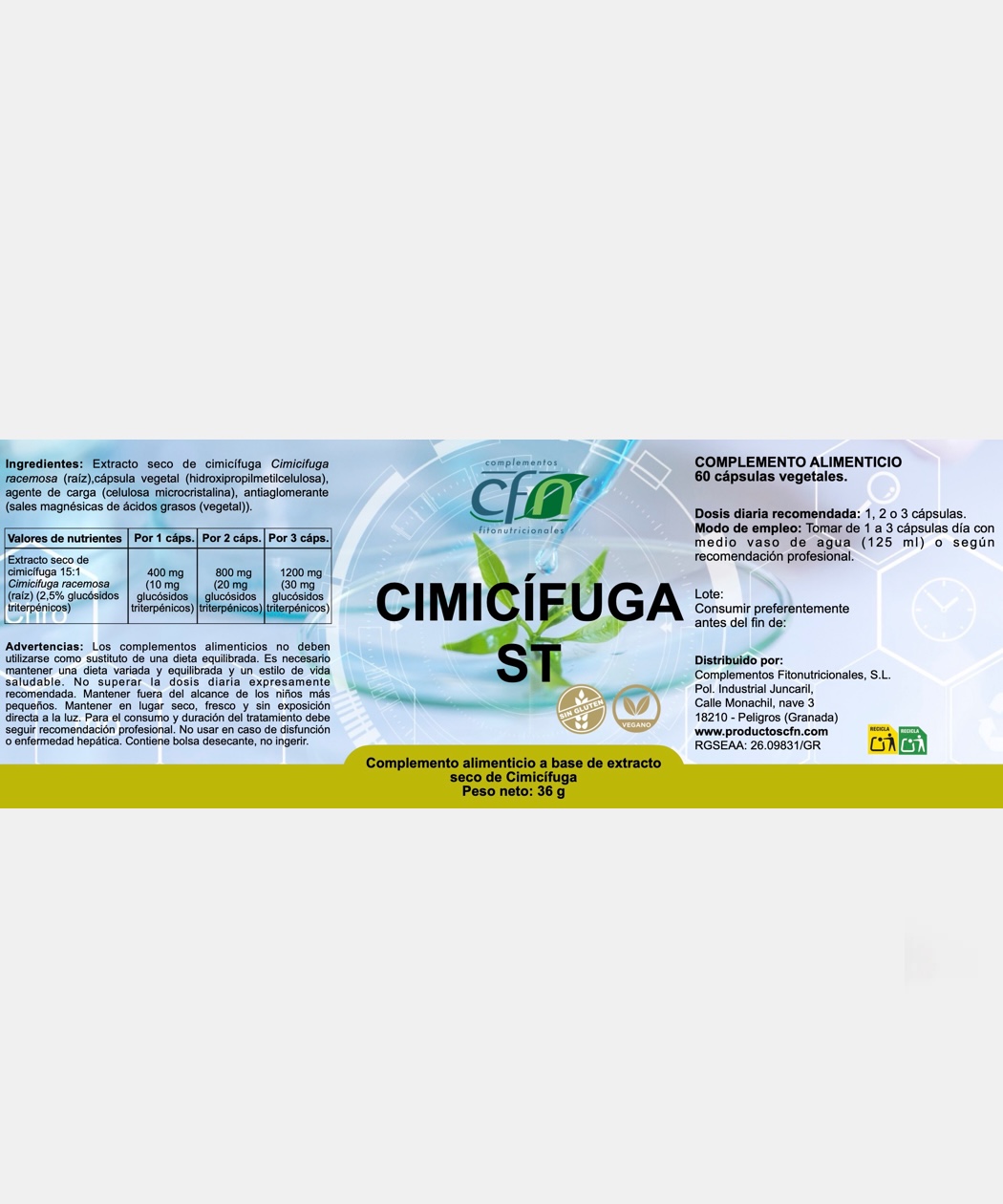 Cimicífuga ST - Imagen 2