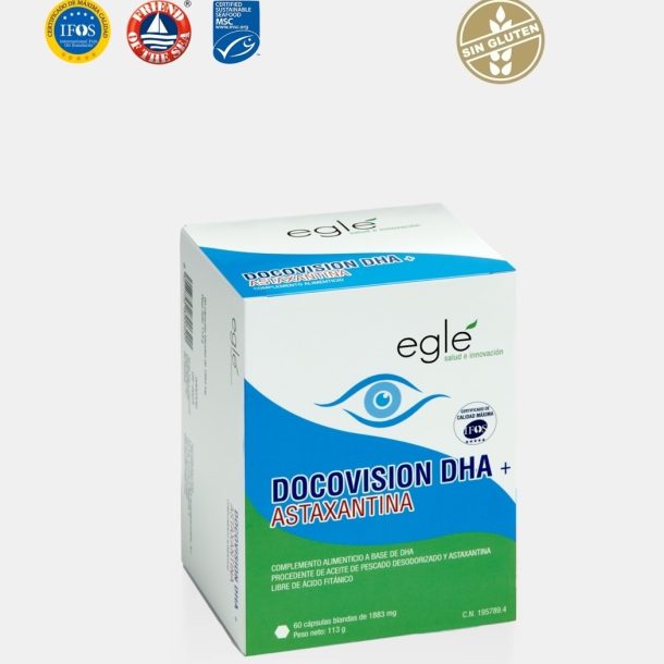 Docovision DHA + ASTAXANTINA - 60 Cápsulas
