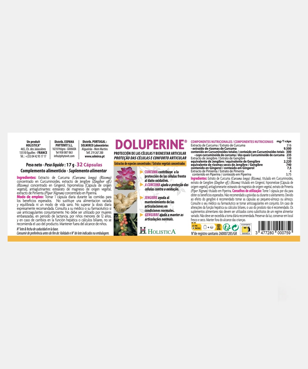 Doluperine® 32 cápsulas - Imagen 2