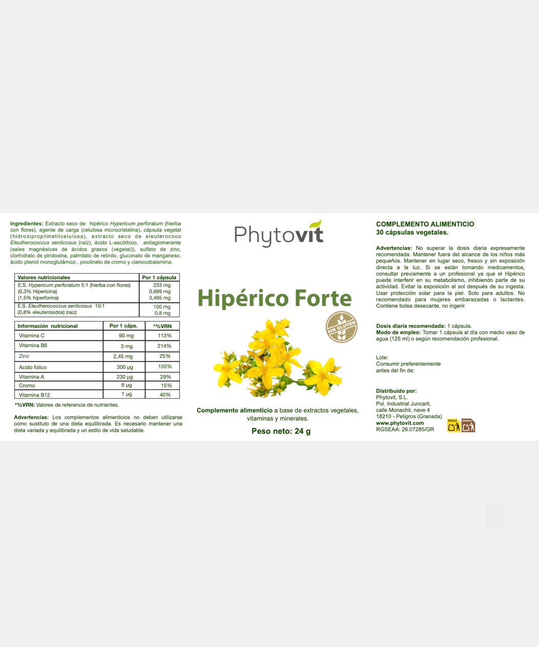Hipérico Forte - Imagen 2