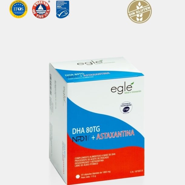 DHA 80 TG NPD1 + ASTAXANTINA - 30 Cápsulas