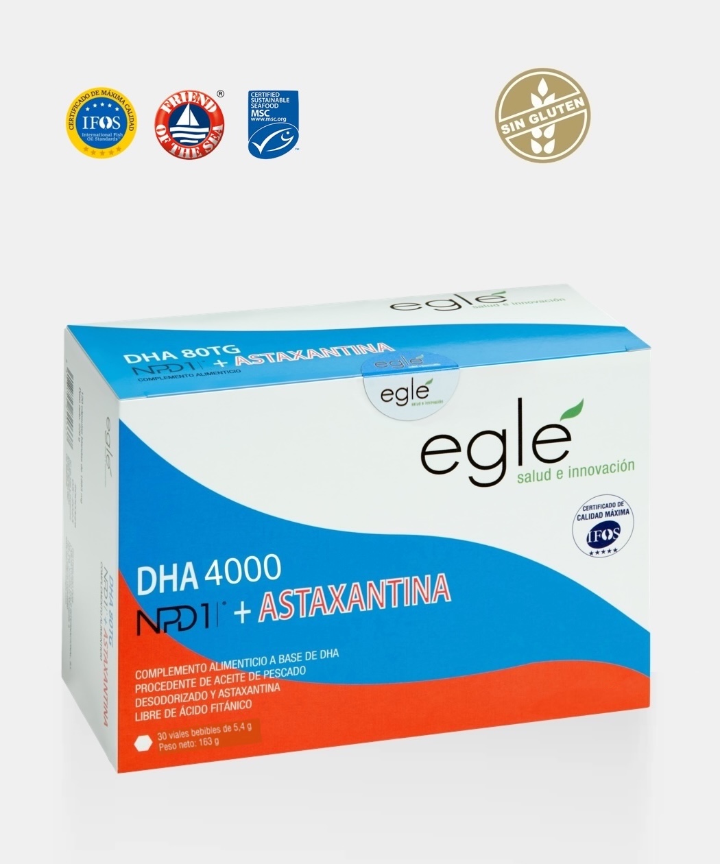 DHA 4000 NPD1 + ASTAXANTINA - 30 VIALES