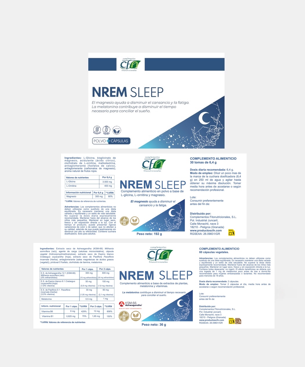 Nrem Sleep (cápsulas + polvo) - Imagen 2