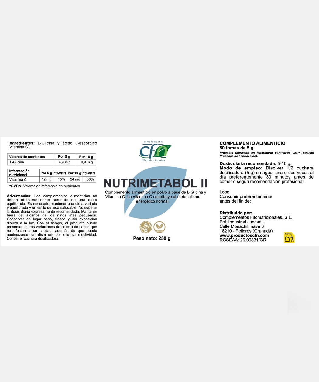 Nutrimetabol 2 - Imagen 2