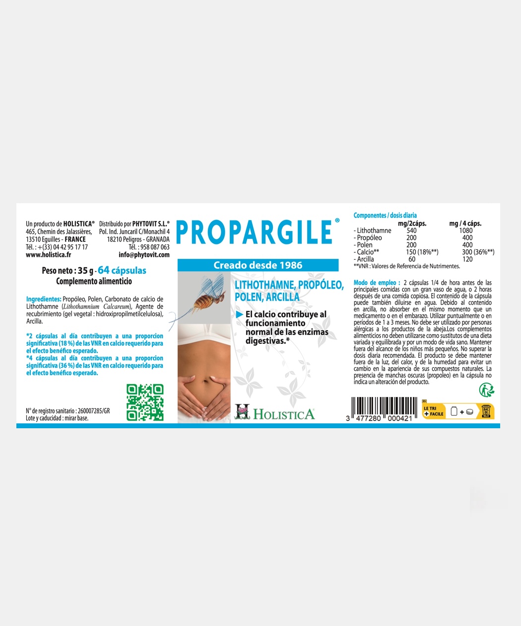 Propargile®-64 cápsulas - Imagen 2
